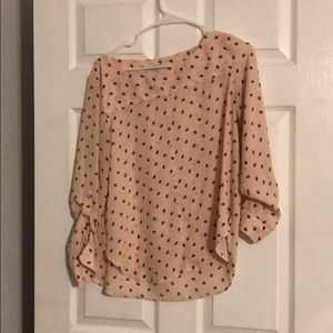 Light pink paisley long sleeve